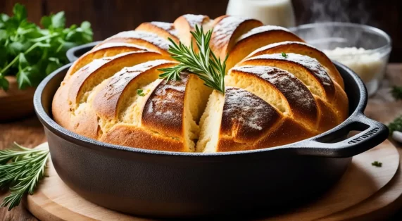 Panela para assar pão de fermentação natural